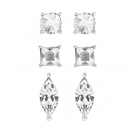 BUCKLEY LONDON Kensington Stud Trio Earrings Set