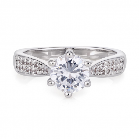 Vintage Style Solitaire Ring