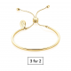 Piccadilly Bangle - Gold