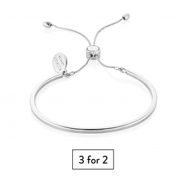 Piccadilly Bangle - Silver
