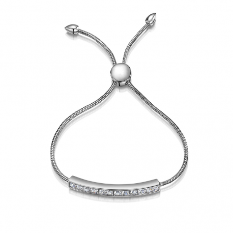 Ice Cube Friendship Bracelet - Silver