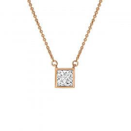 Central Princess Pendant - Rose Gold