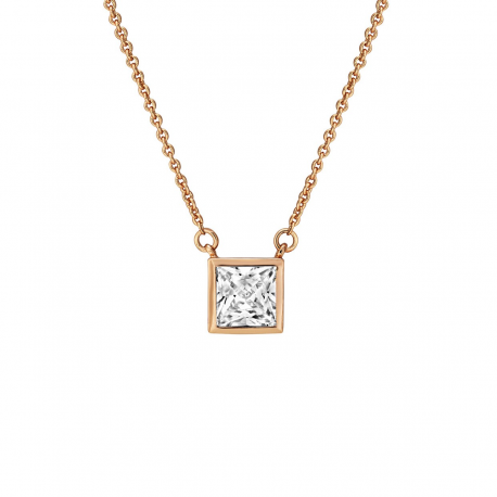 Central Princess Pendant - Rose Gold