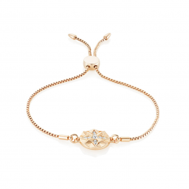 Notting Hill Disc Friendship Bracelet - Rose Gold