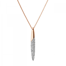 Edgware Pave Long Drop Pendant